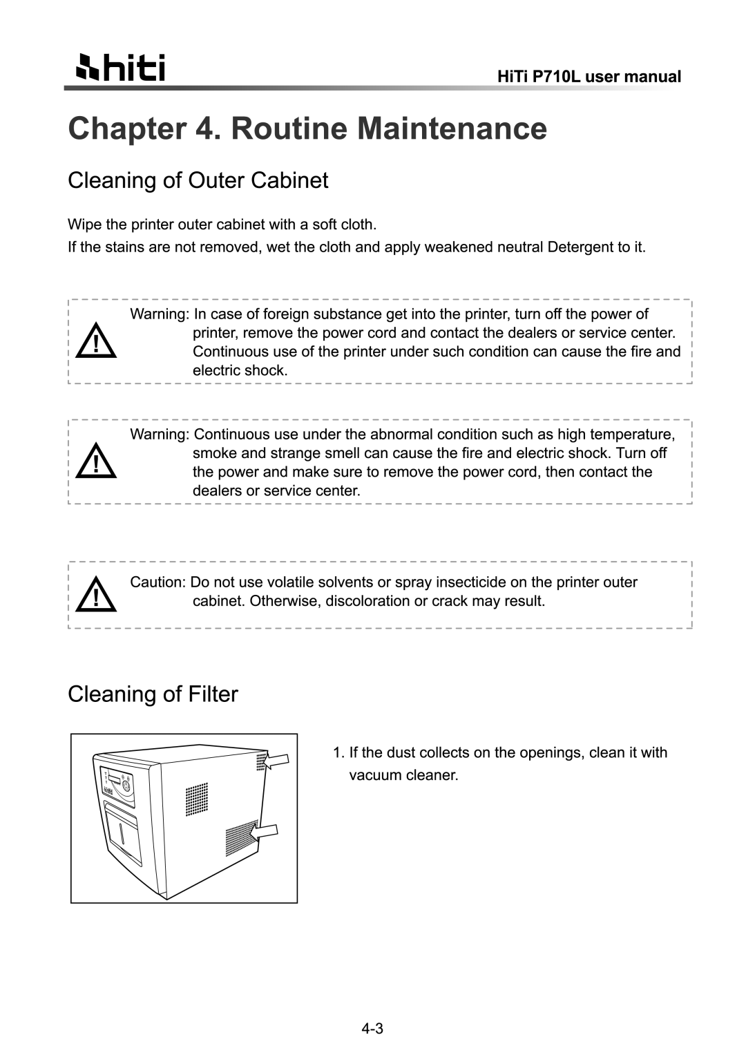 Hi-Touch Imaging Technologies P710L manual 