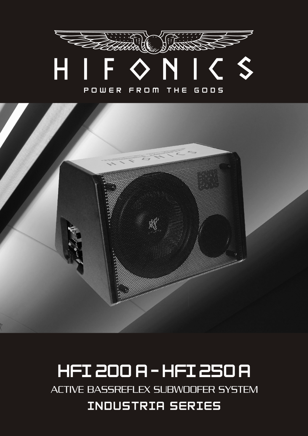 Hifionics HFI 200 A-HFI250A manual HFI 200 A - HFI 250 A, Active Bassreflex Subwoofer System 