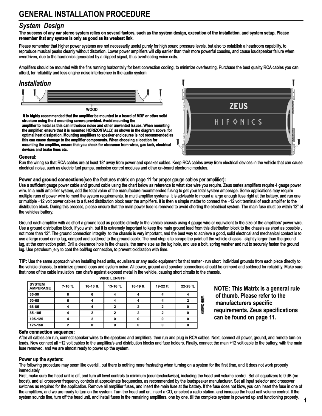 Hifionics ZXi4410, ZXi6010, ZXi8010, ZXi1010, ZXi6410 manual 