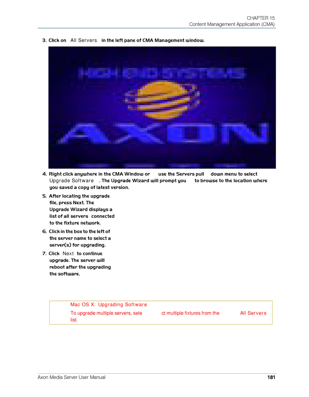 High End Systems AXON user manual 181 