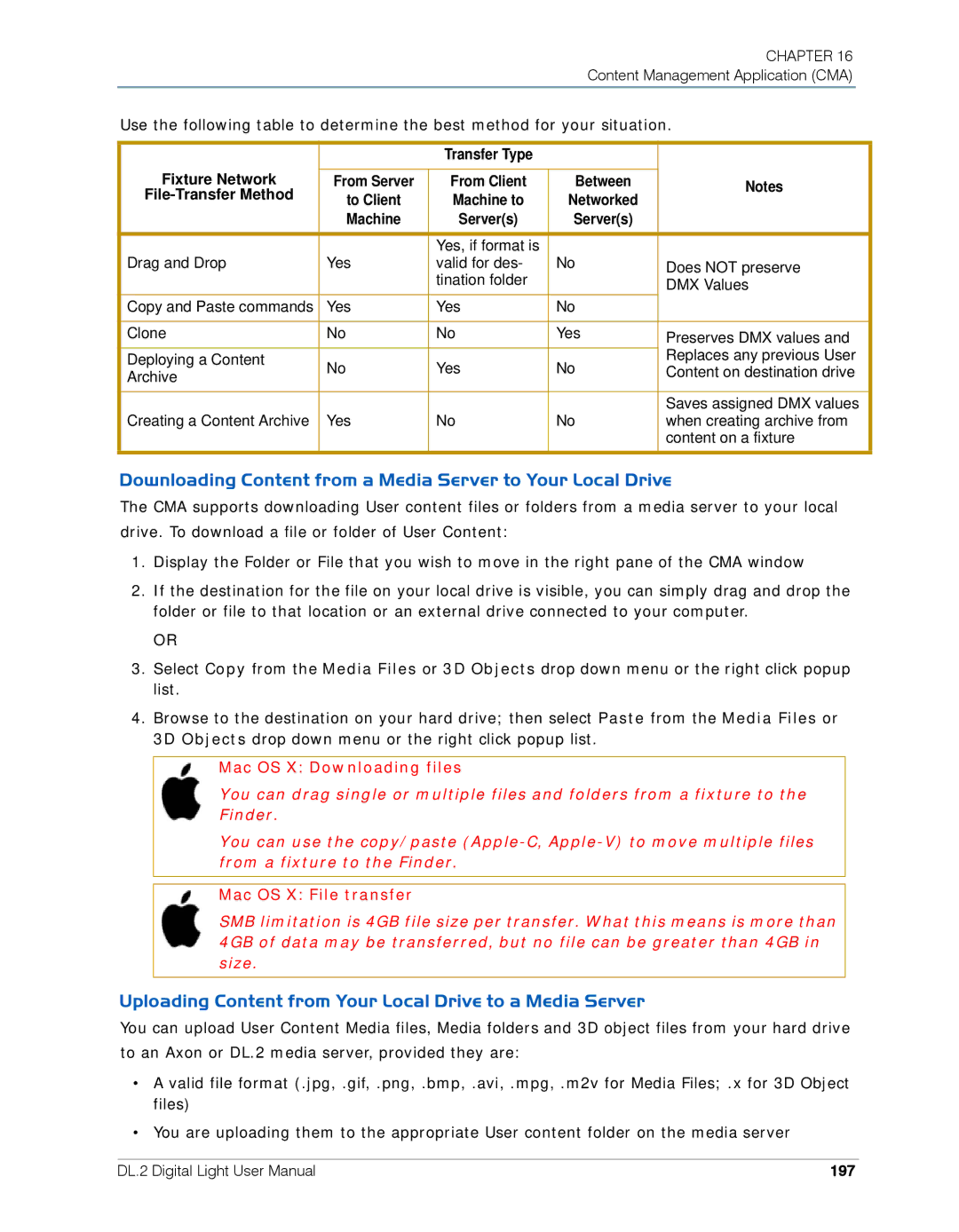 High End Systems DL.2 user manual Downloading Content from a Media Server to Your Local Drive 