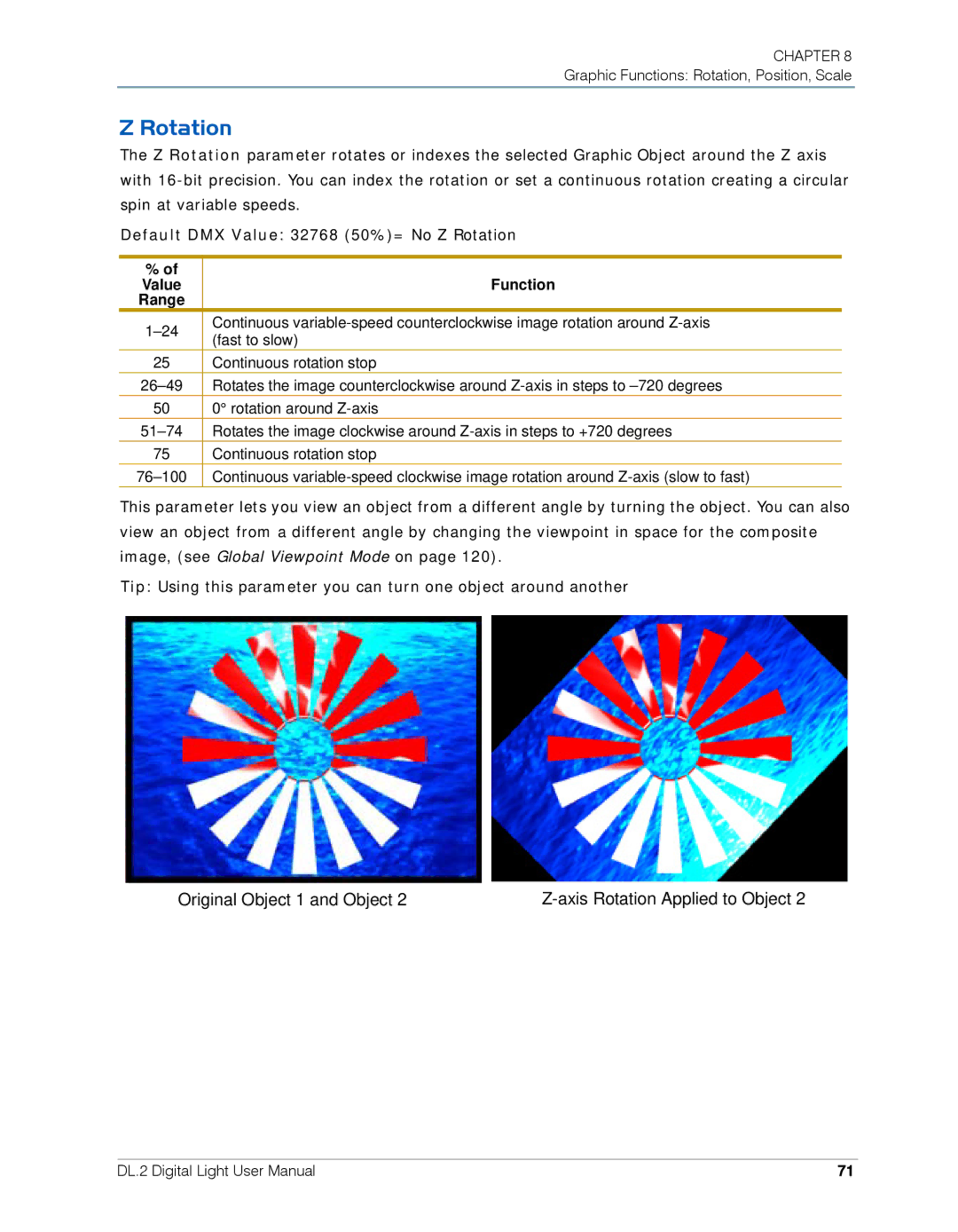 High End Systems DL.2 user manual Fast to slow 