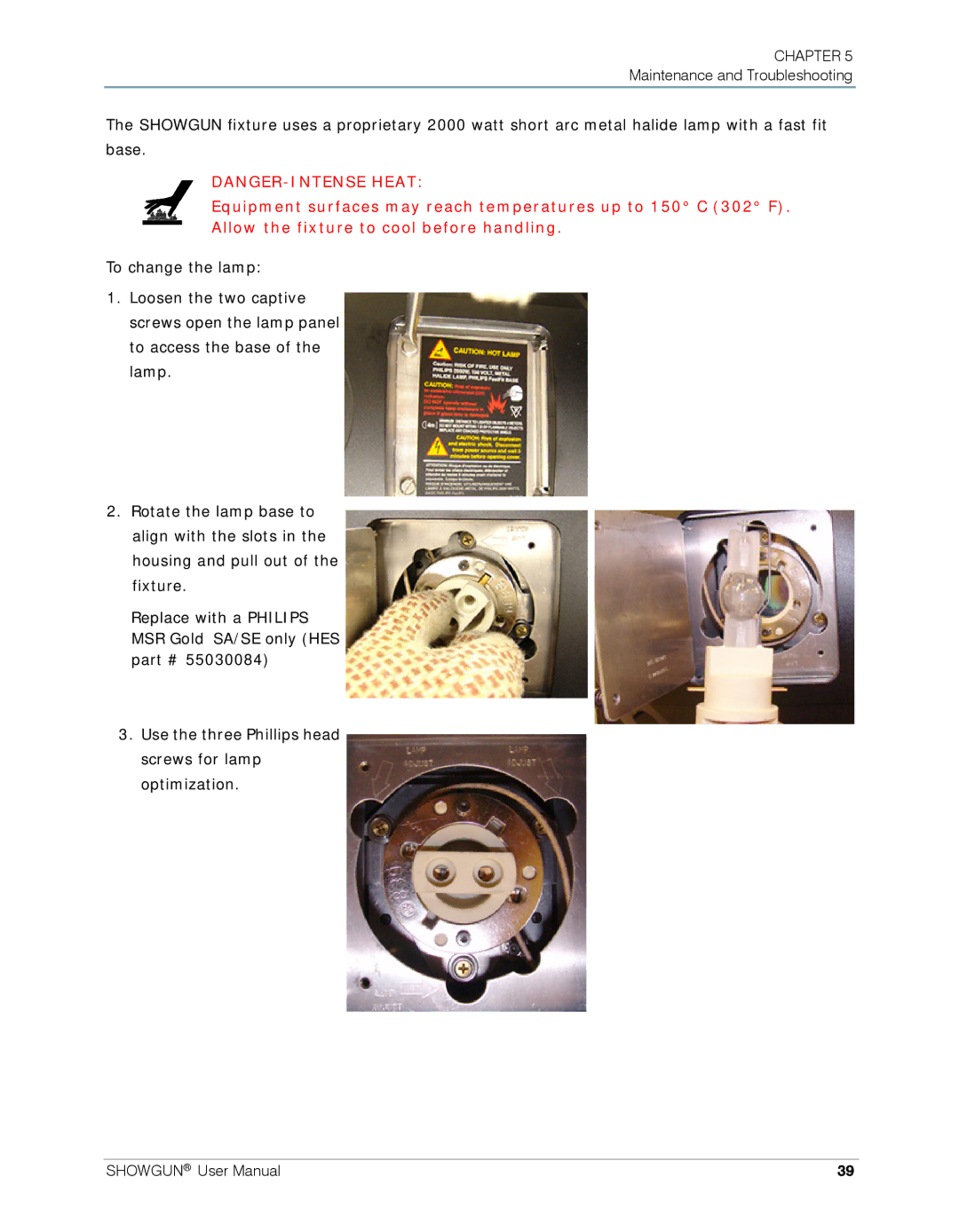 High End Systems SHOWGUN user manual Chapter 