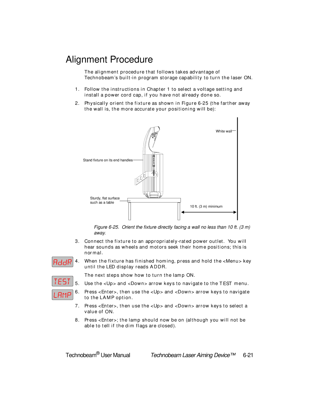 High End Systems Technobeam manual Alignment Procedure 