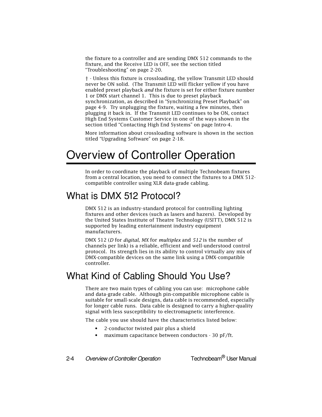 High End Systems Technobeam manual Overview of Controller Operation, What is DMX 512 Protocol? 