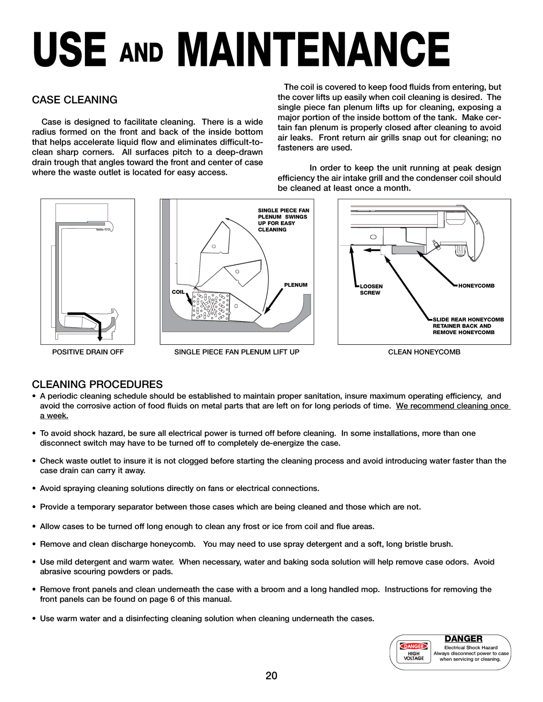 Hill Phoenix 05DMA manual USE and Maintenance 