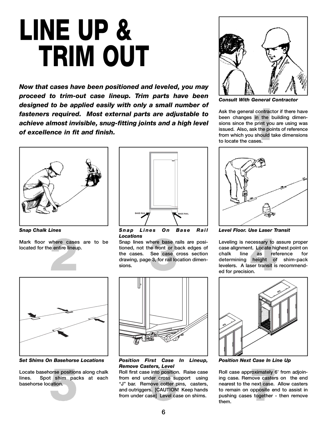 Hill Phoenix KRZH manual Line UP Trim OUT 