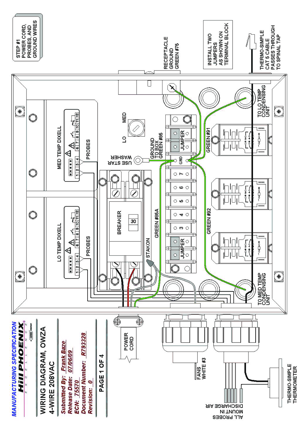 Hill Phoenix P074749F dimensions 