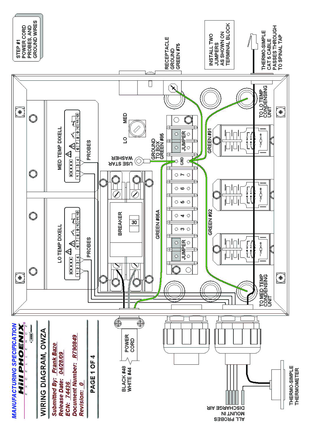 Hill Phoenix P074749F dimensions 