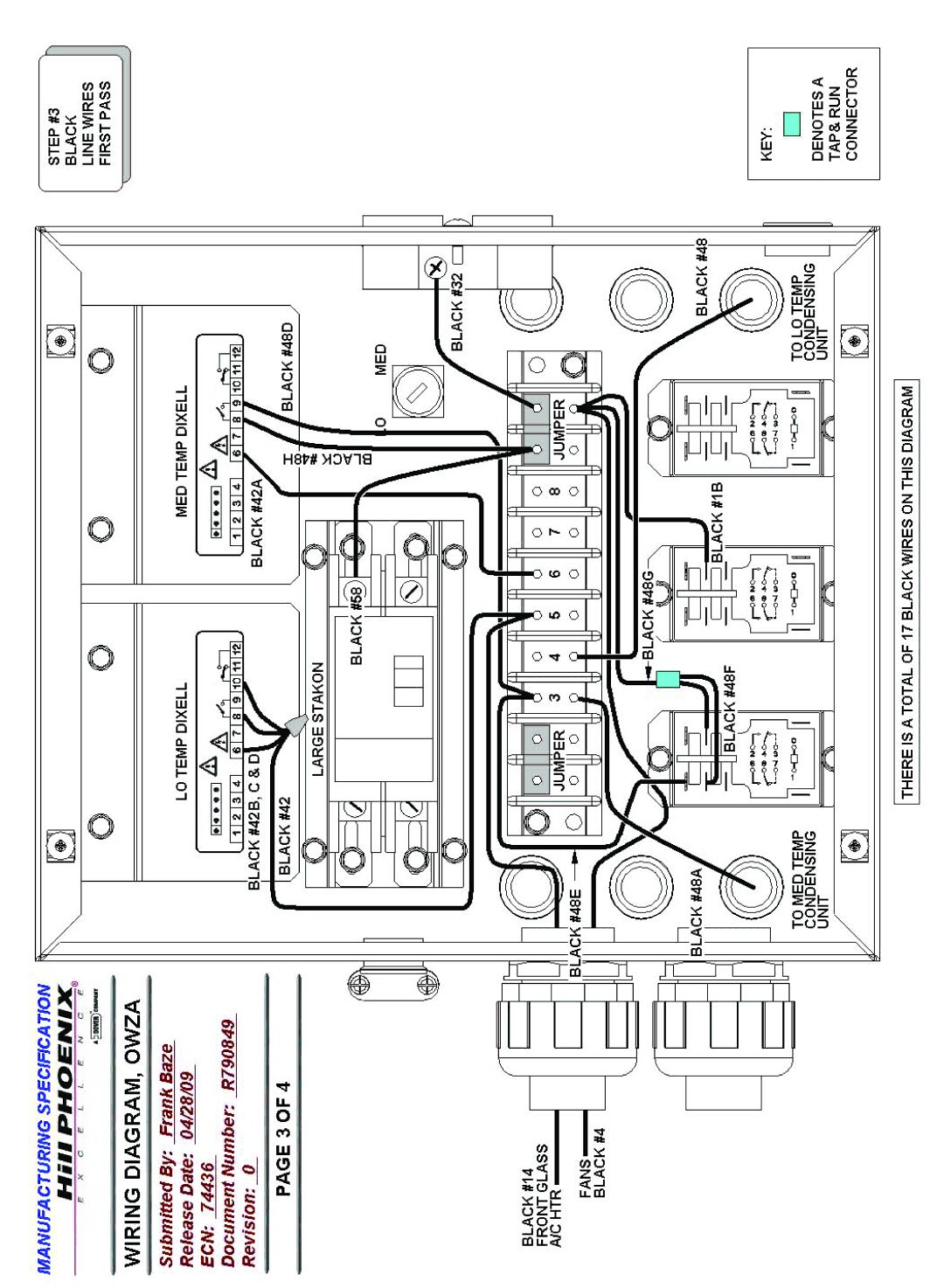 Hill Phoenix P074749F dimensions 