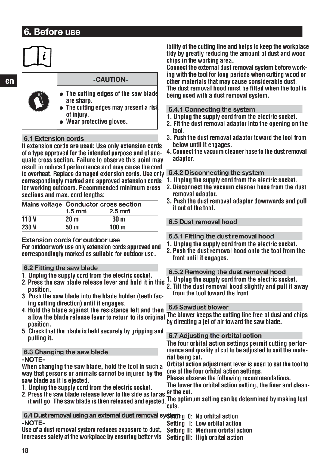 Hilti WSJ 750, WSJ 850 operating instructions Before use 