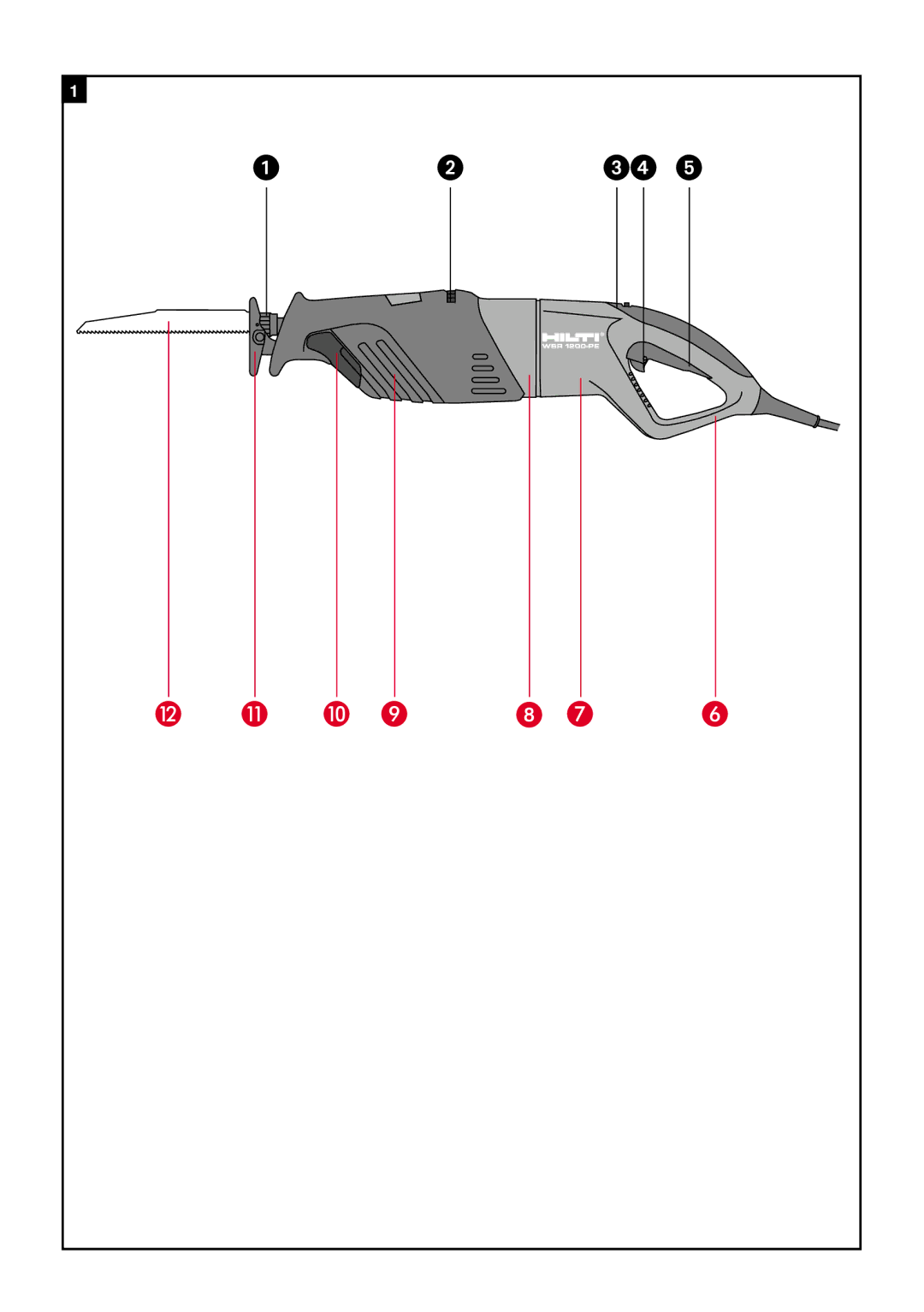 Hilti WSR1200-PE operating instructions 