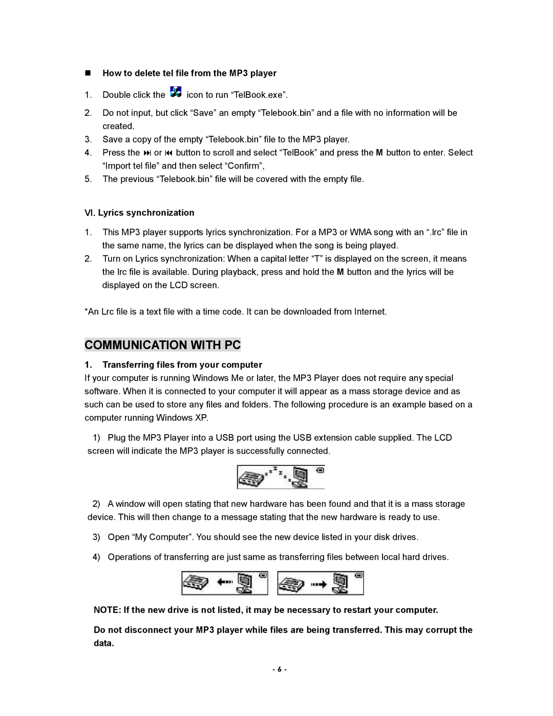 Hip Street HS-600 user manual Communication with PC 