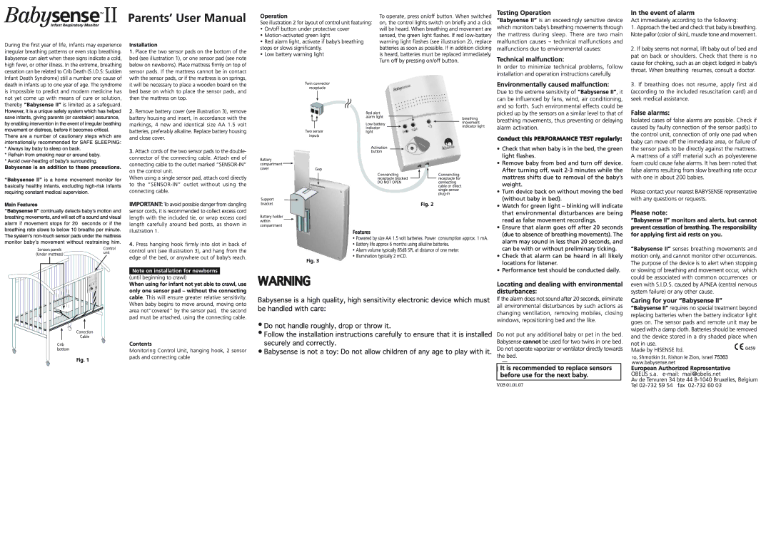 Hisense Babysense2 manual 