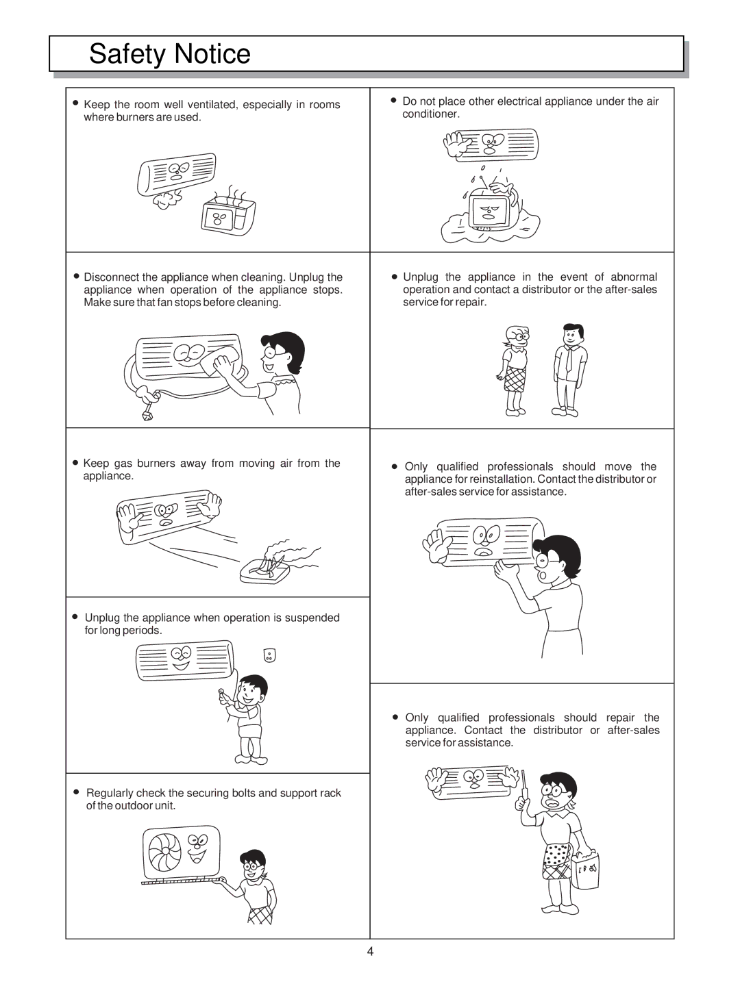 Hisense Group KF-5002GWE manual Safety Notice 