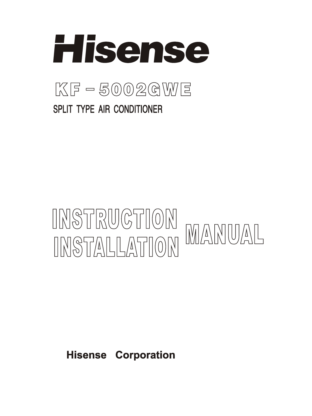 Hisense Group KF-5002GWE manual 