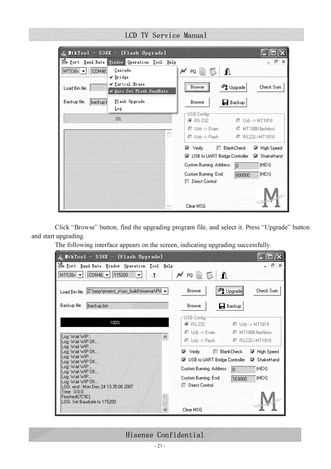 Hisense Group MT5380 service manual ClearMSG, LoadBin file Uildhkense,PH Browse 