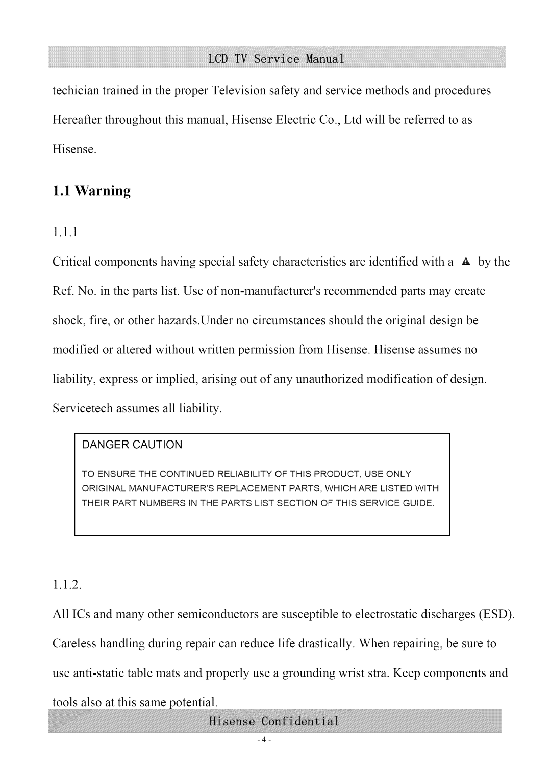 Hisense Group MT5380 service manual 