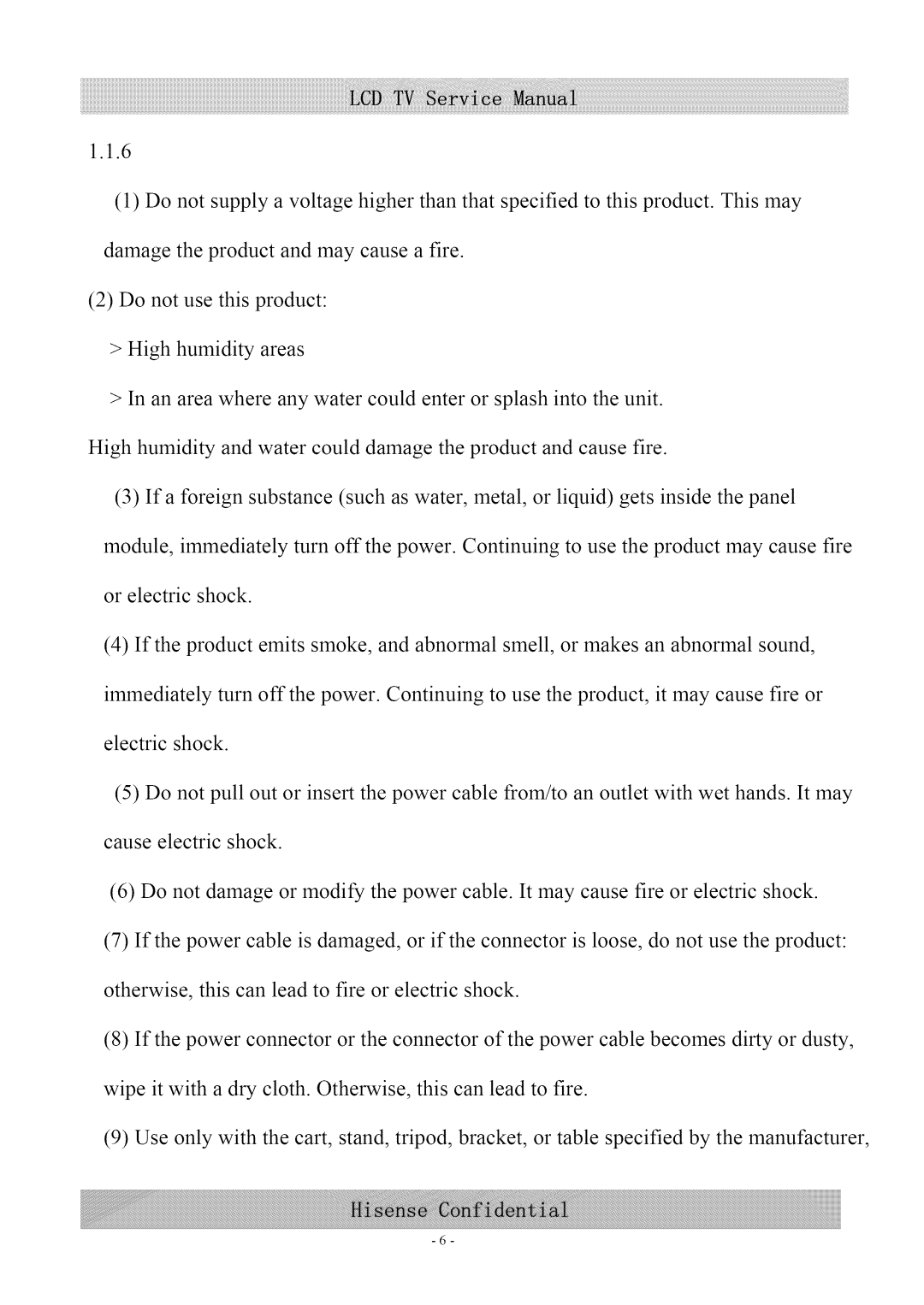 Hisense Group MT5380 service manual 