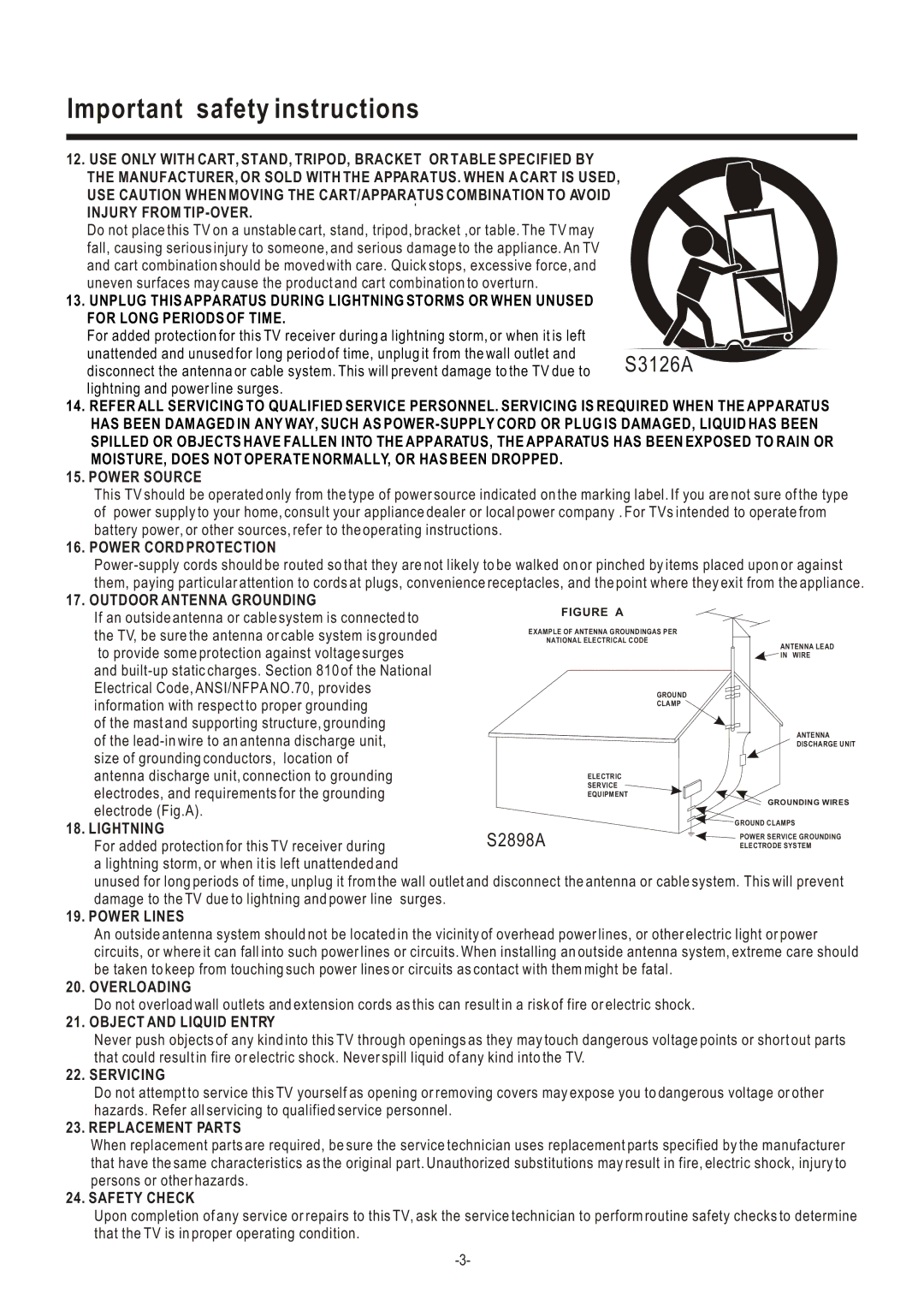 Hisense Group TL 2020 user manual S3126A 