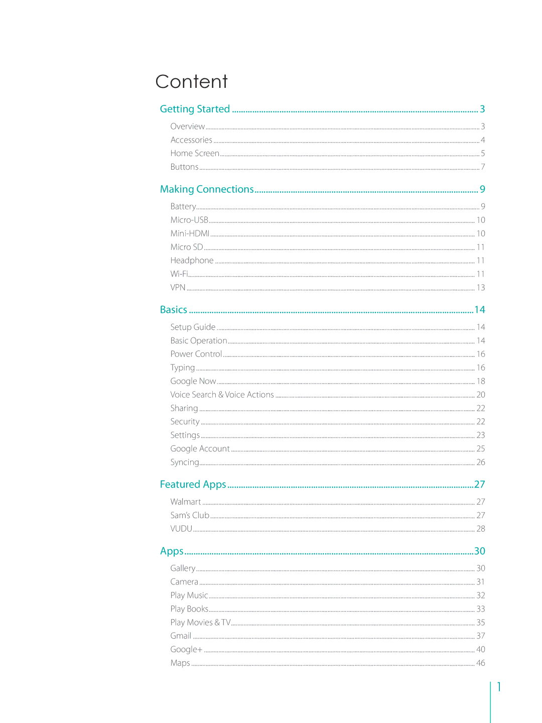 Hisense SERO7, E270BSA user manual Content 