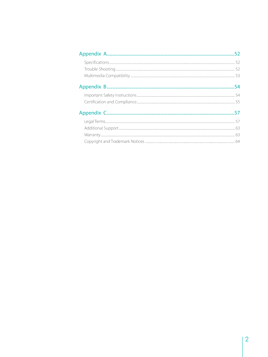 Hisense E270BSA, SERO7 user manual Appendix a 