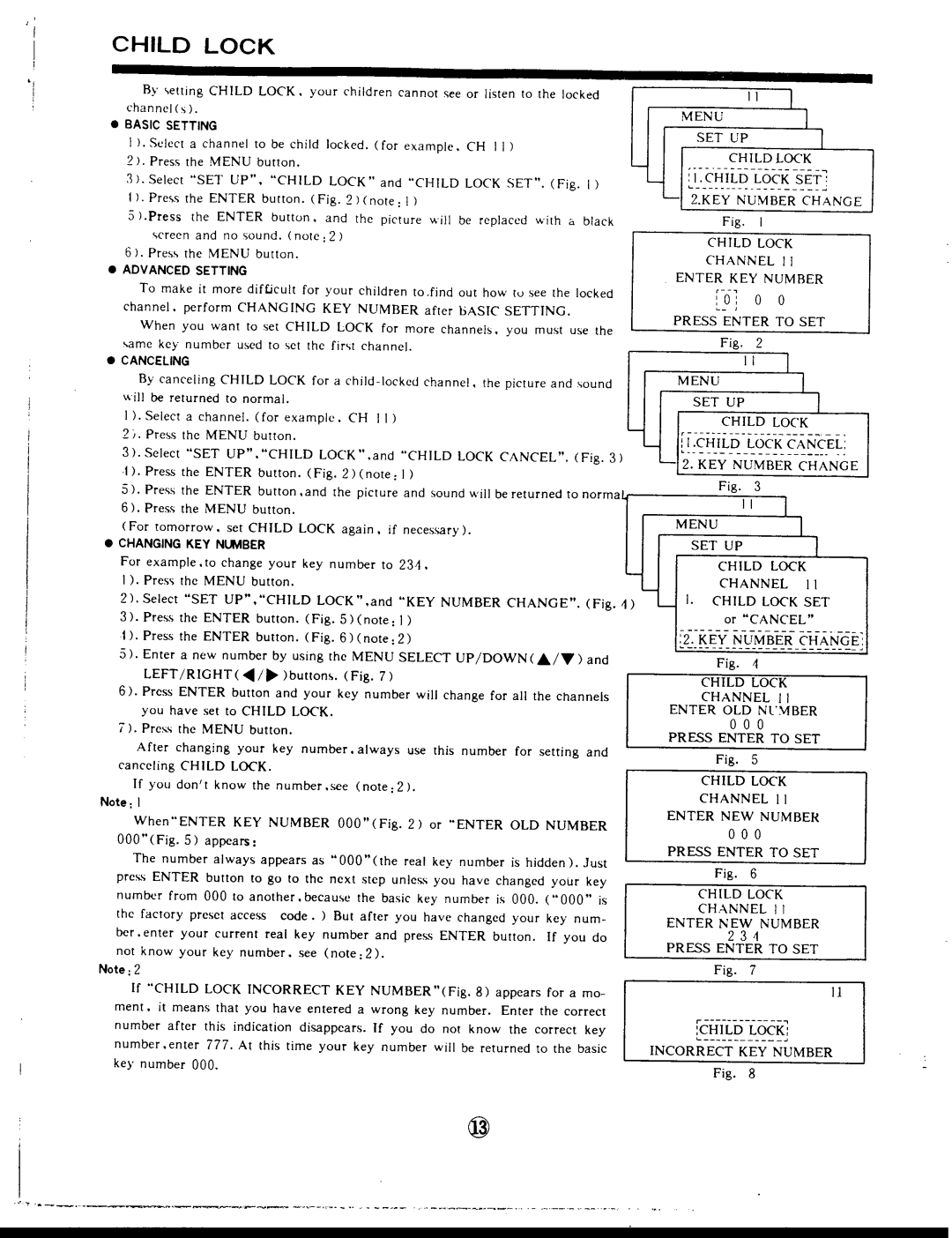 Hitachi 13GA1B manual 