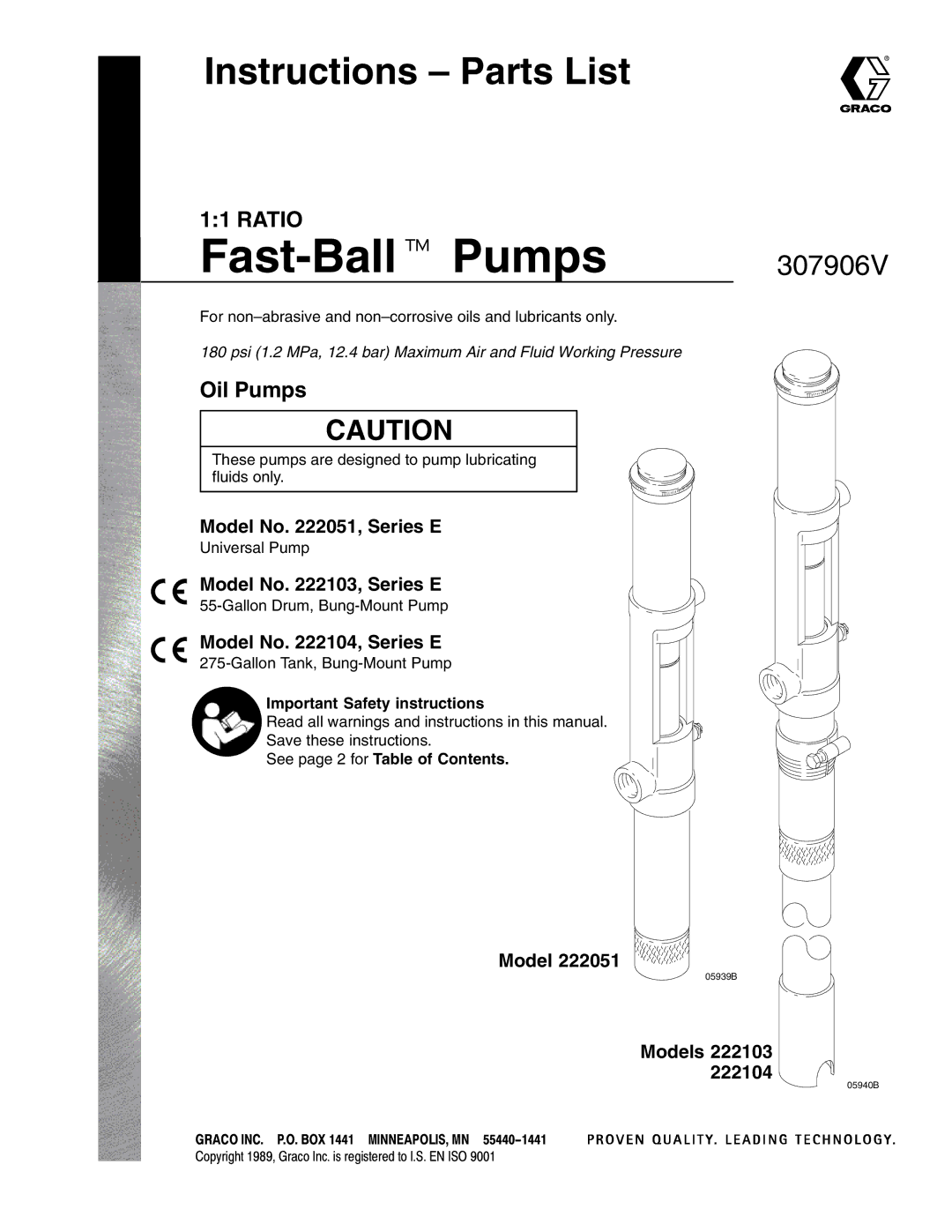 Hitachi 222104 important safety instructions Instructions Parts List, Important Safety instructions 