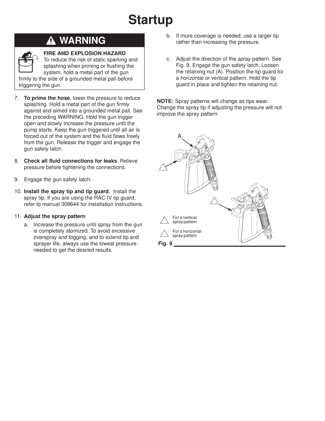 Hitachi 231580 manual Engage the gun safety latch 