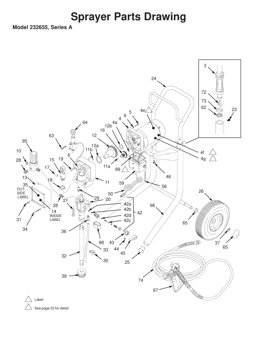 Hitachi 231580 manual 644a 12b 