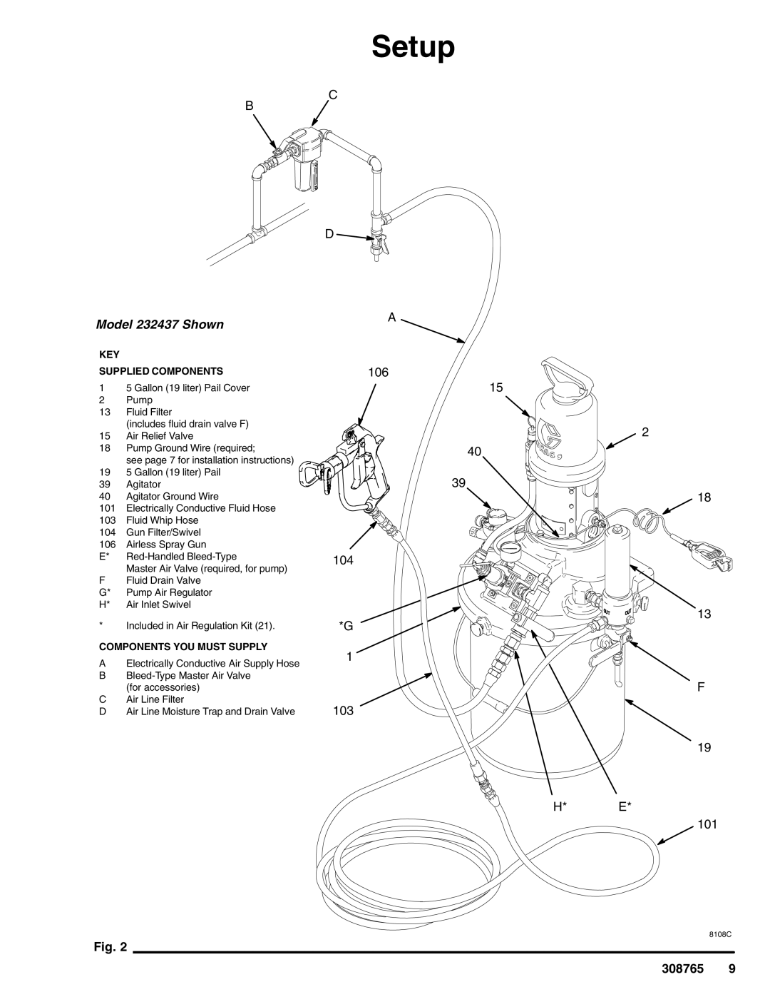 Hitachi 232437 important safety instructions 106 104 103 101 