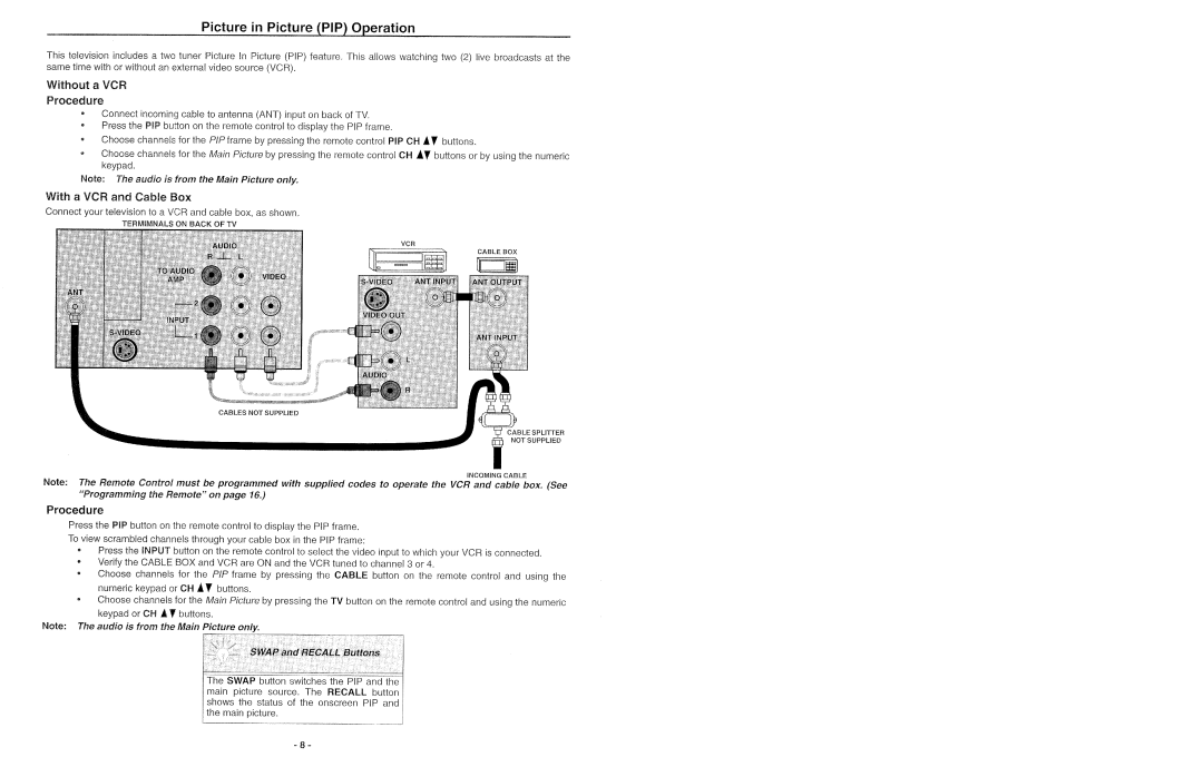 Hitachi 27FX49B manual 