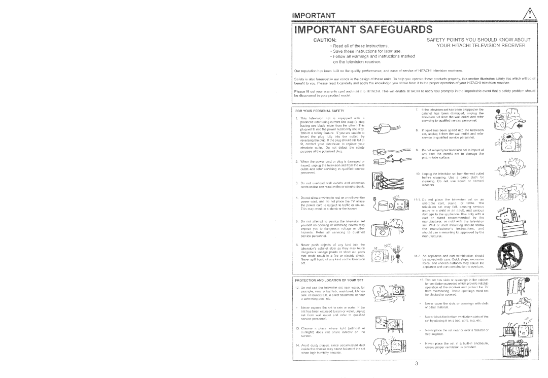 Hitachi 27MMV40B manual 