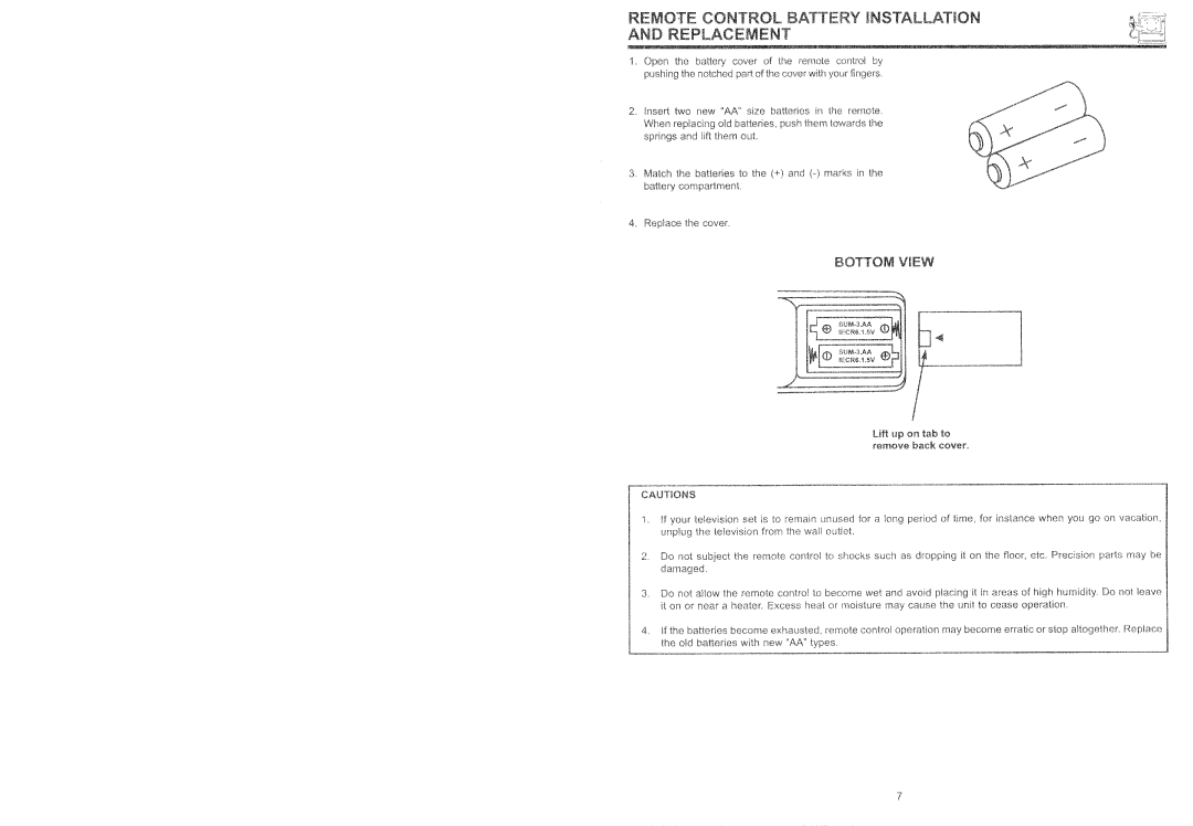 Hitachi 27MMV40B manual 