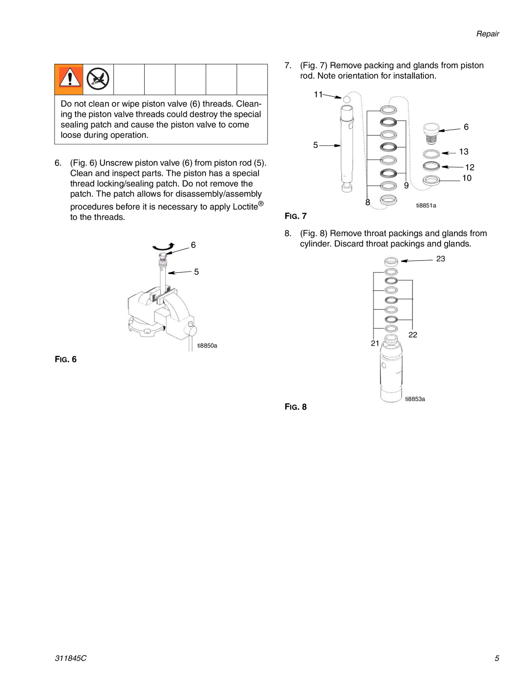 Hitachi 288466 important safety instructions Ti8850a 