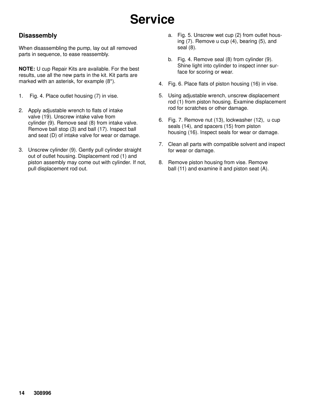 Hitachi 308996J important safety instructions Disassembly 