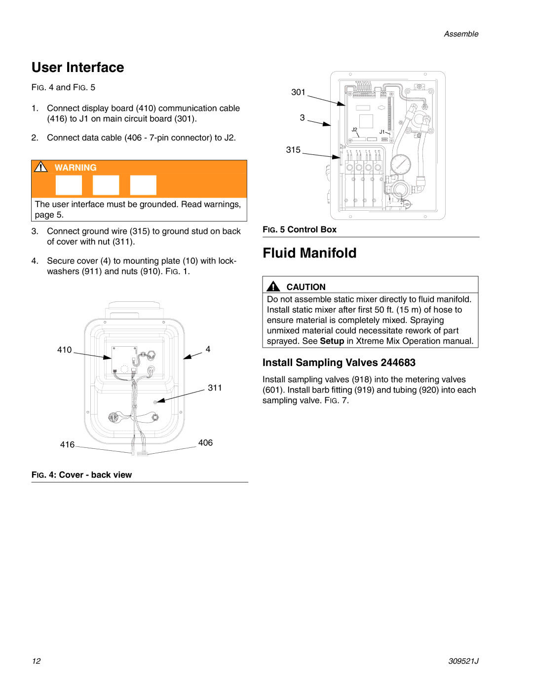 Hitachi 309521J important safety instructions User Interface 