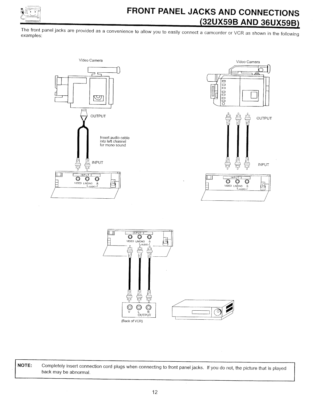 Hitachi 32CX39B manual 