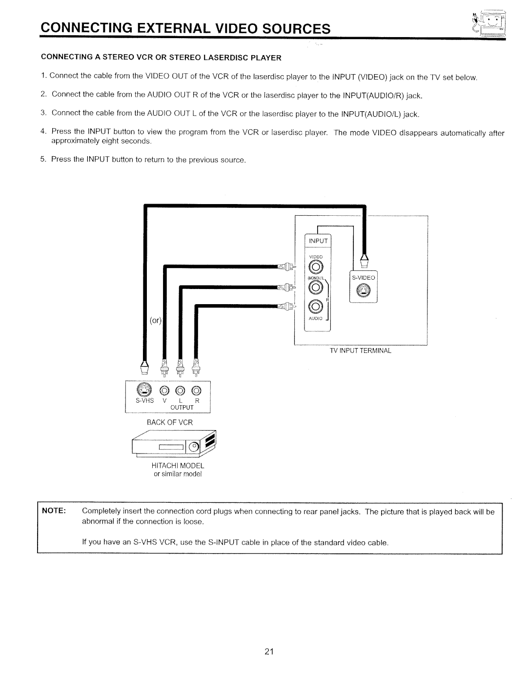 Hitachi 32CX39B manual 