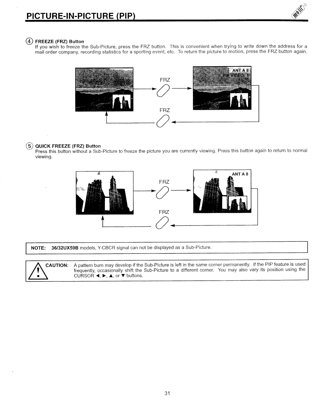 Hitachi 32CX39B manual 