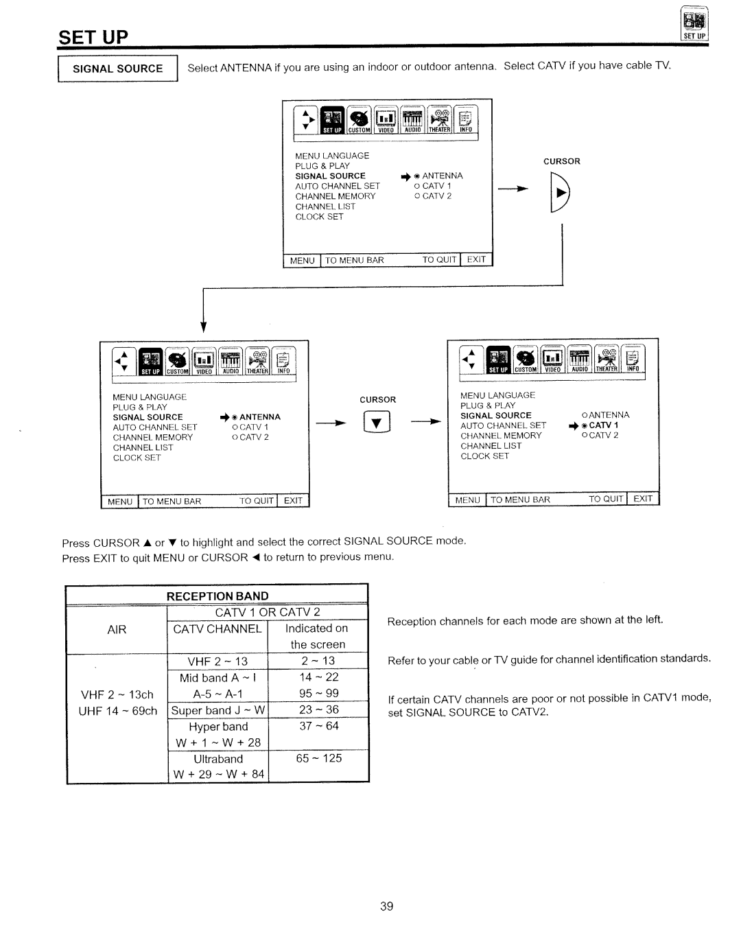 Hitachi 32CX39B manual 