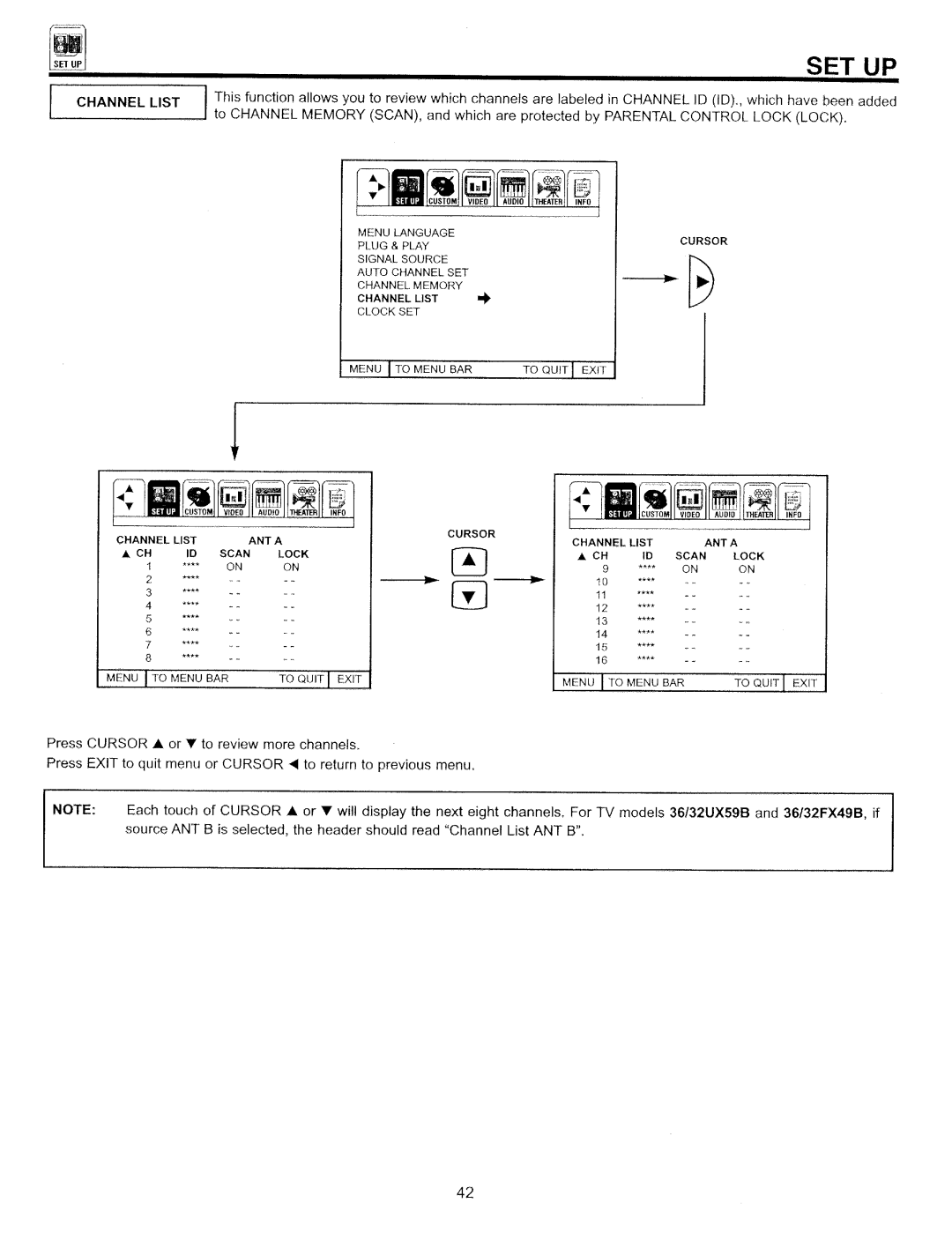 Hitachi 32CX39B manual 