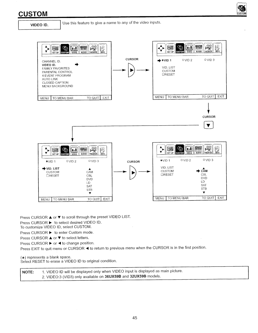 Hitachi 32CX39B manual 