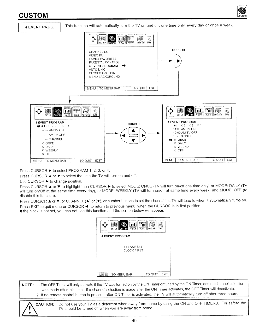 Hitachi 32CX39B manual 