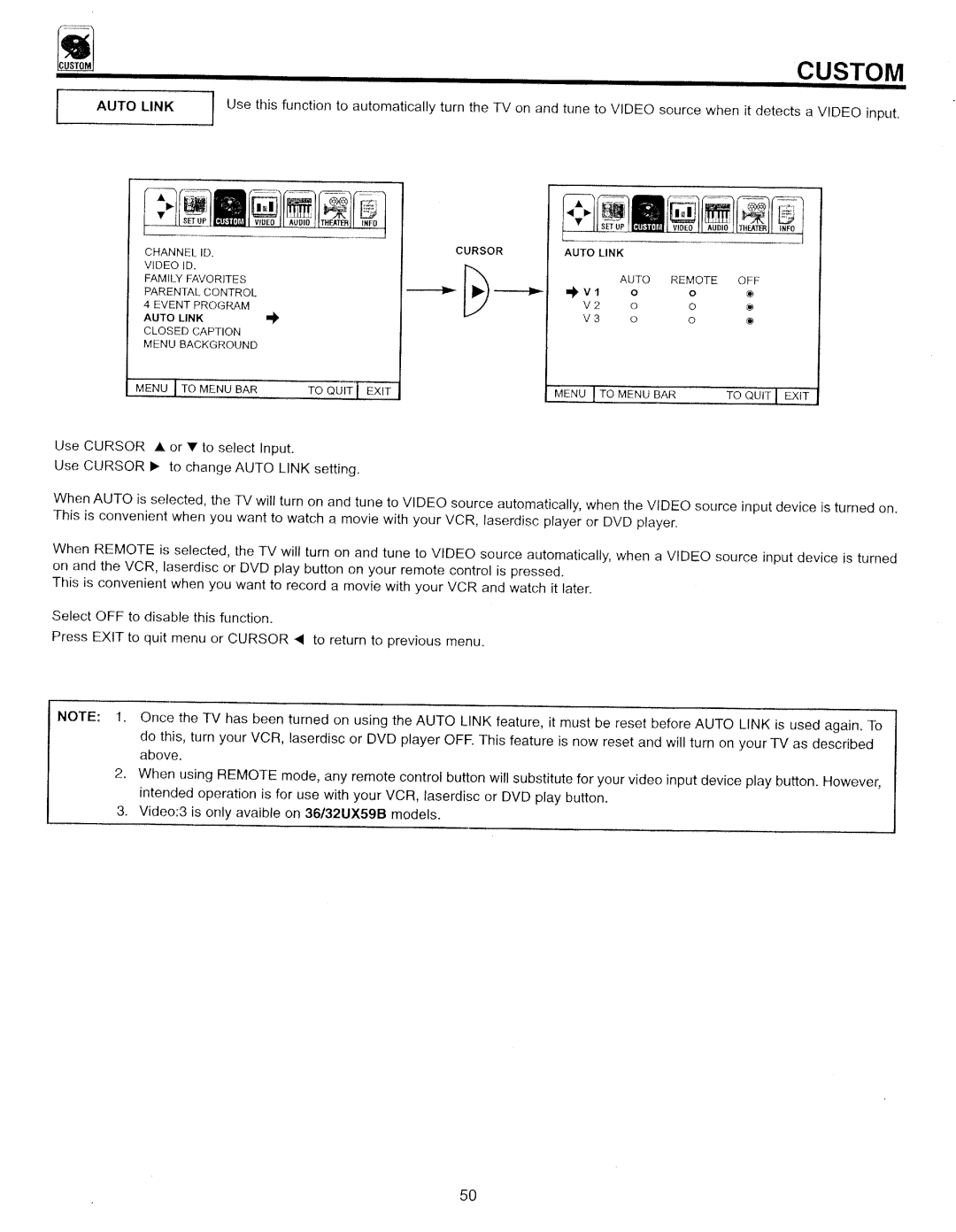 Hitachi 32CX39B manual 