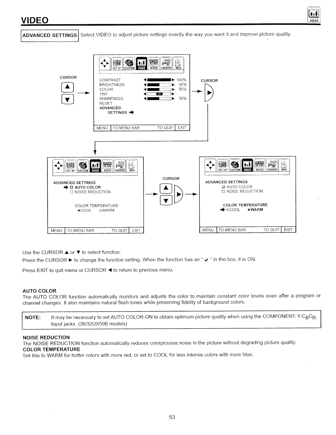 Hitachi 32CX39B manual 