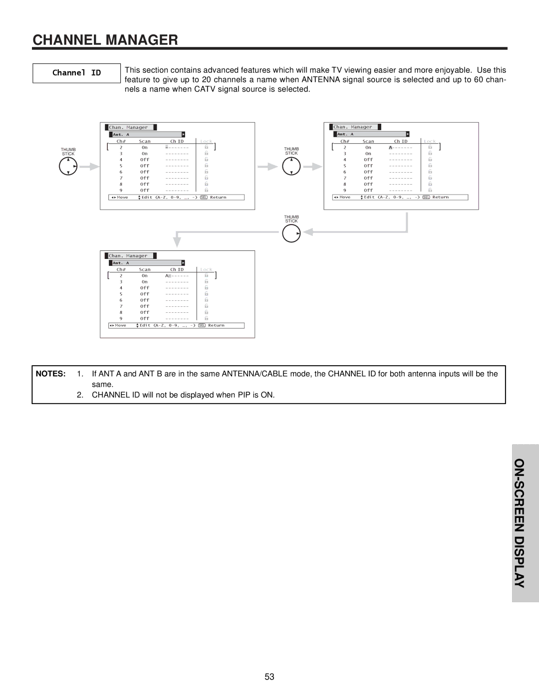 Hitachi 32HDX60 important safety instructions Channel ID 