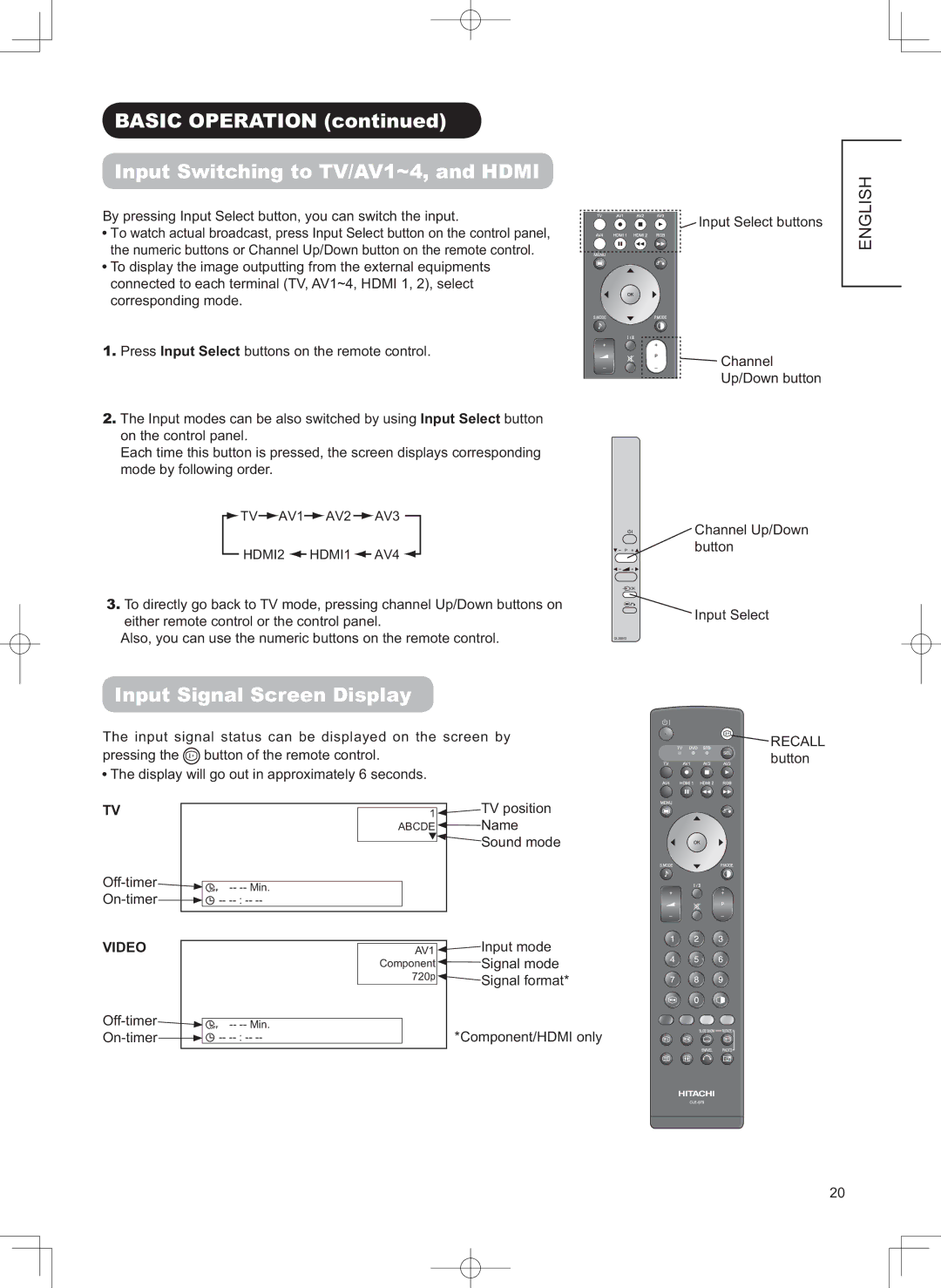 Hitachi 32LD9800TA user manual QSXW6LJQDO6FUHHQLVSOD 