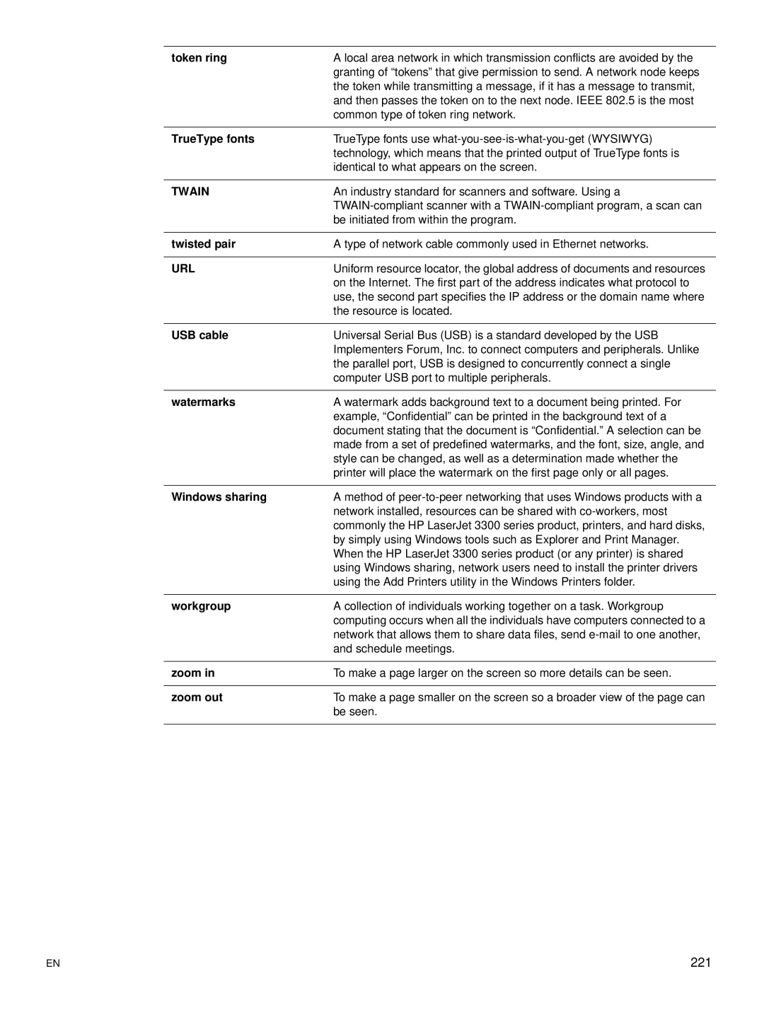 Hitachi 3300MFP manual 221 