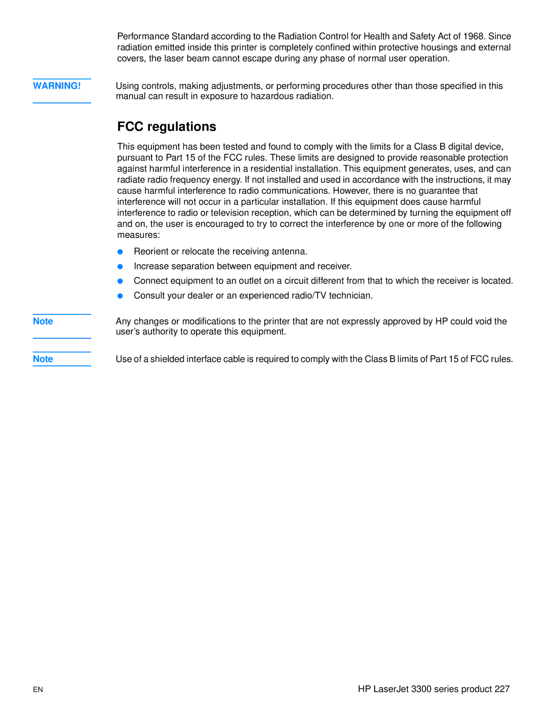 Hitachi 3300MFP manual FCC regulations 